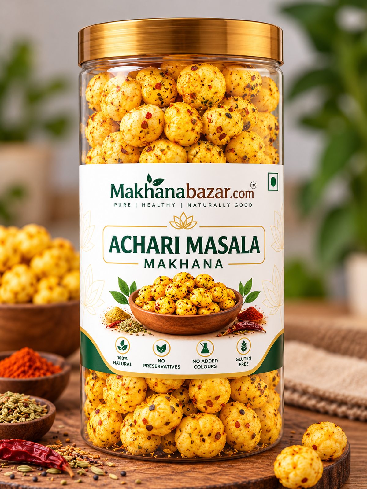Achari Masala Makhana
