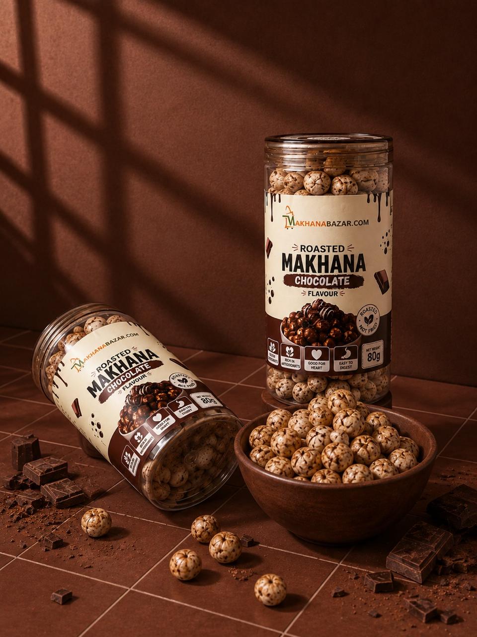Chocolate coated makhana for Egypt